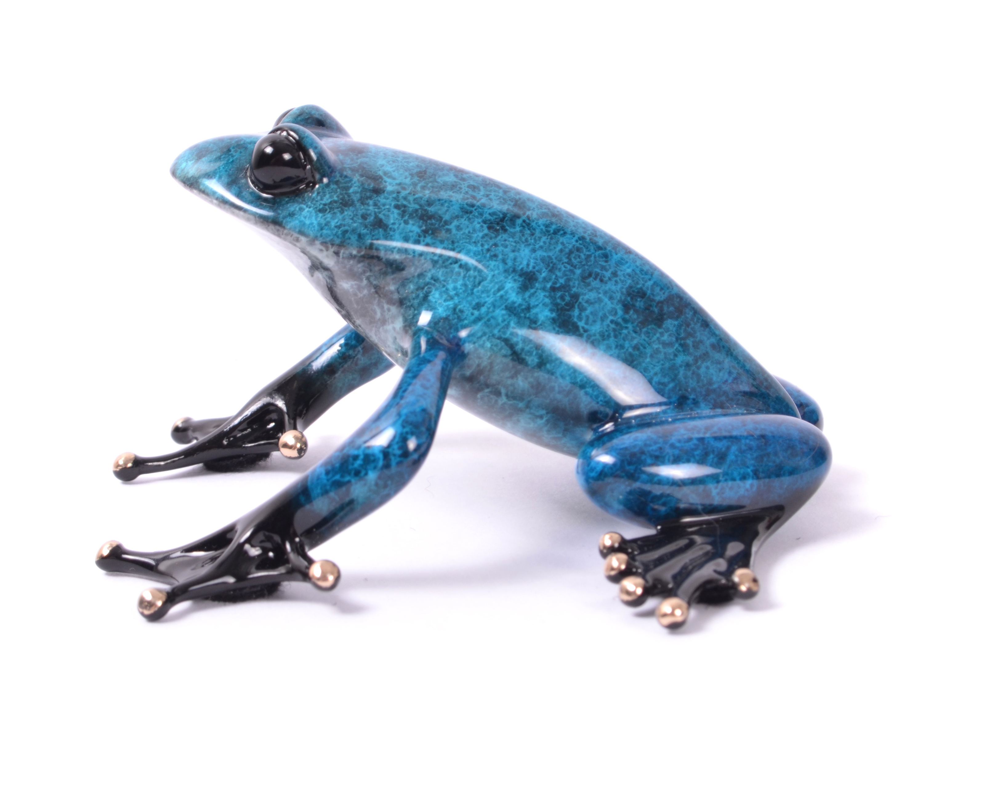 Signed, limited edition bronze frog sculpture by Tim FROGMAN Cotterill