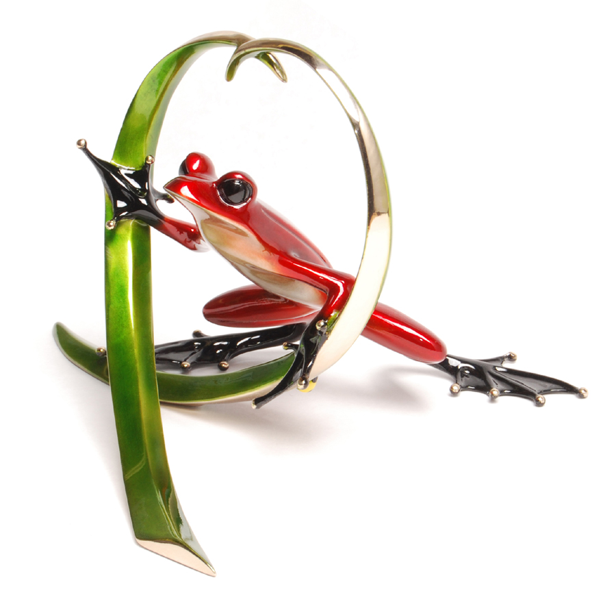 Frog art Arrow by artist Tim "Frogman" Cotterill 