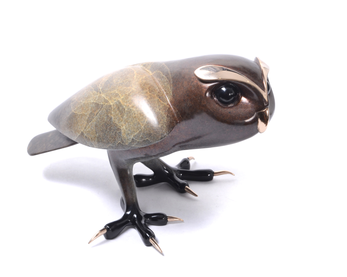 Limited Edition Bronze Owl Sculpture