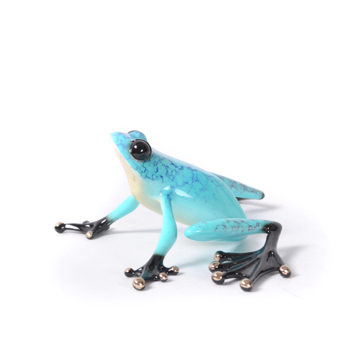 Signed, limited edition frog sculpture