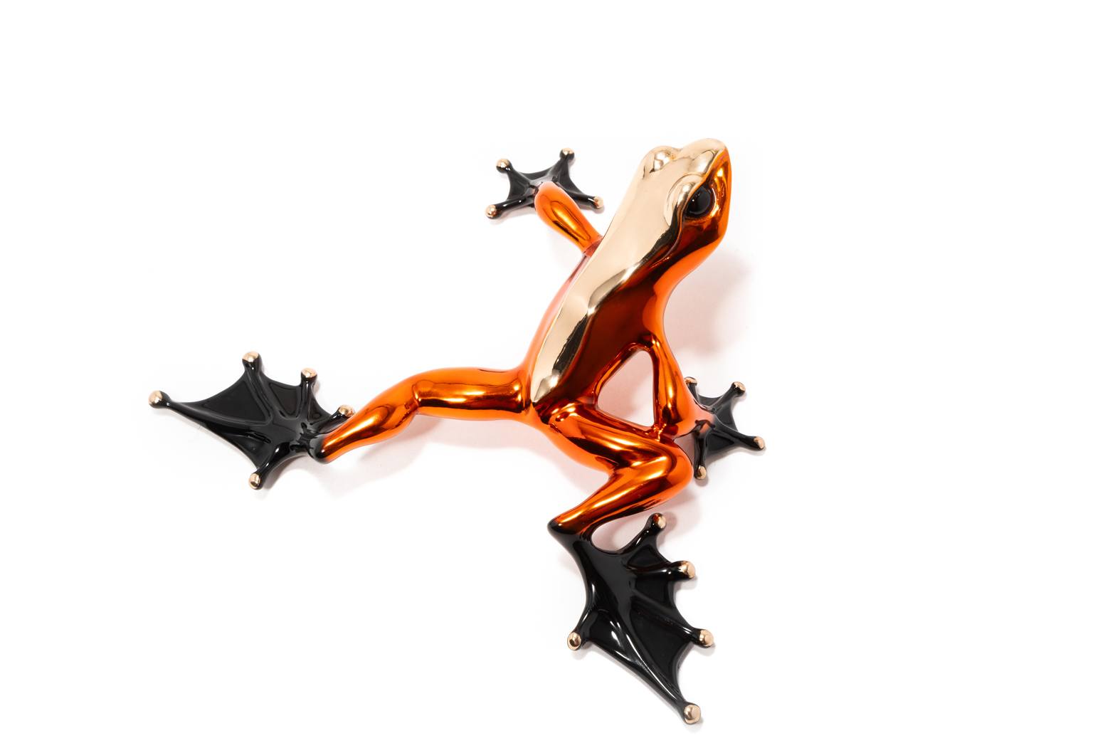 Signed, limited edition bronze frog sculpture by Tim FROGMAN Cotterill