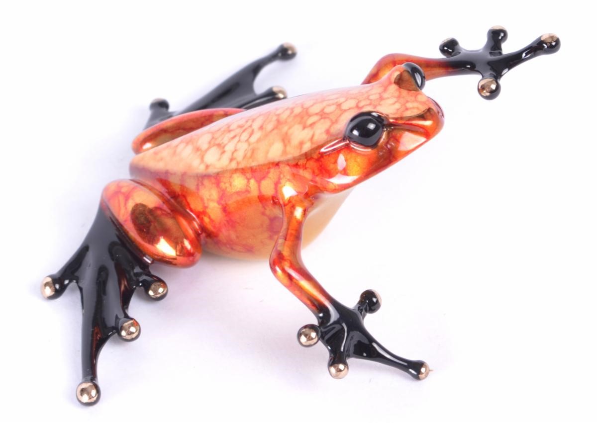 Signed, limited edition bronze frog sculpture by Tim FROGMAN Cotterill